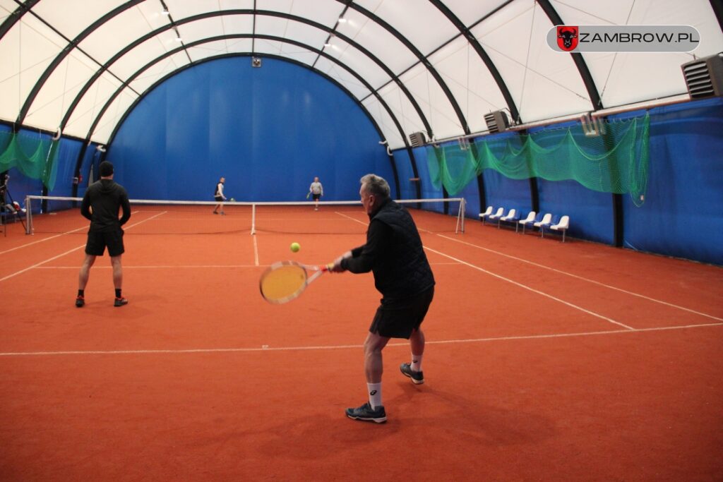 Otwarcie hali tenisowej w Zambrowie 14.01.2023r. fot. M. Maciejewski