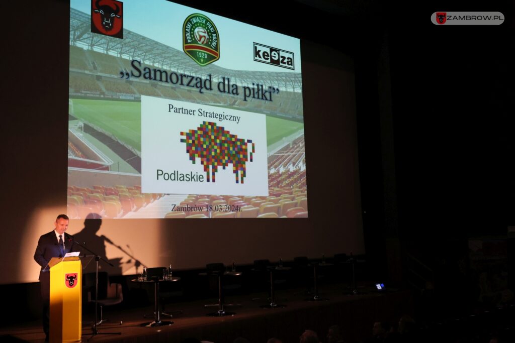 Konferencja pn. „Samorząd dla piłki” w Zambrowie 18.03.2024r. fot. J. Włodkowska - Kurpiewska
